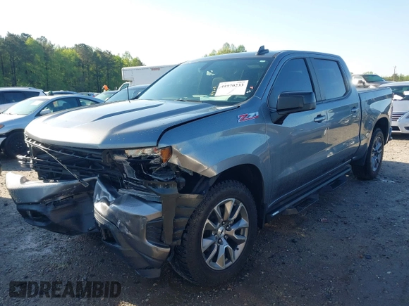 2021 Chevrolet Silverado 1500 RST with VIN 1GCUYEED3MZ112490, listed as a IAAI auction lot 41970233 with 65,509 mi miles and . Bid and sale history available at DreamBid. Image 2.