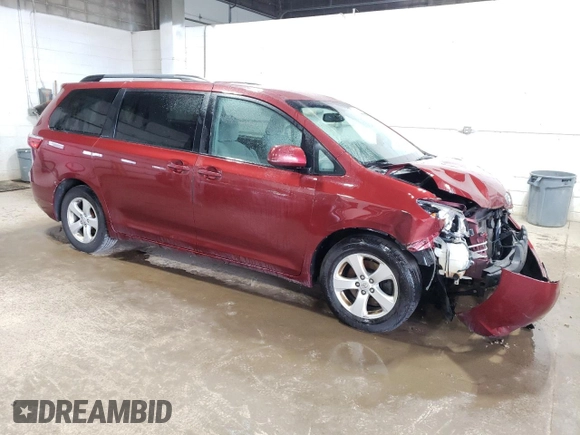 2016 Toyota Sienna LE AAS with VIN 5TDKK3DC3GS691752, listed as a Copart auction lot 55819735 with 247,385 mi miles and Clean Title. Bid and sale history available at DreamBid. Image 4.