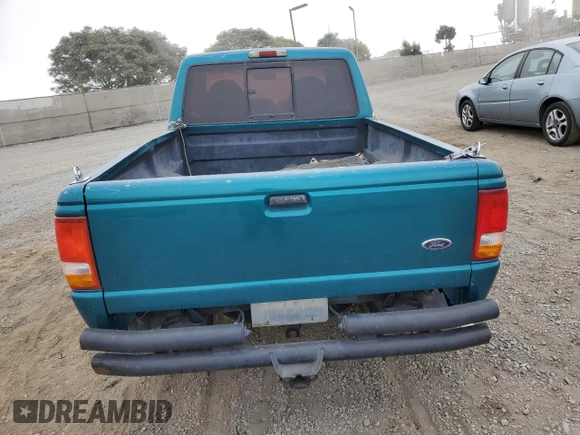 1993 Ford Ranger XLT with VIN 1FTDR15X8PPA52934, listed as a Copart auction lot 75348384 with 259,945 mi miles and Salvage Title. Bid and sale history available at DreamBid. Image 6.