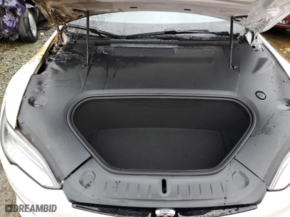 2022 Tesla Model S with VIN 5YJSA1E55NF460540, listed as a Copart auction lot 49691445 with 56,336 mi miles and Salvage Title. Bid and sale history available at carsss.com. Image 12.