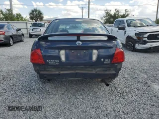 2006 Nissan Sentra S with VIN 3N1CB51D86L583129, listed as a Copart auction lot 55200185 with 196,149 mi miles and Salvage Title. Bid and sale history available at DreamBid. Image 6.