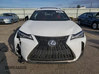 2021 Lexus UX with VIN JTHR9JBH2M2049747, listed as a Copart auction lot 43319555 with 22,606 mi miles and Salvage Title. Bid and sale history available at carsss.com. Image 5.