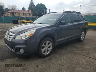 2013 Subaru Outback Premium with VIN 4S4BRCCC0D3244687, listed as a Copart auction lot 65706255 with 168,328 mi miles and Clean title. Bid and sale history available at DreamBid. Image 1.