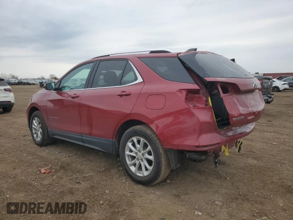 2018 Chevrolet Equinox LT with VIN 2GNAXSEV3J6352747, listed as a Copart auction lot 50538245 with 89,177 mi miles and Salvage Title. Bid and sale history available at DreamBid. Image 2.