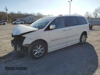 2010 Chrysler Town & Country Limited with VIN 2A4RR6DX4AR129982, listed as a Copart auction lot 50535075 with 53,910 mi miles and Salvage Title. Bid and sale history available at carsss.com. Image 1.