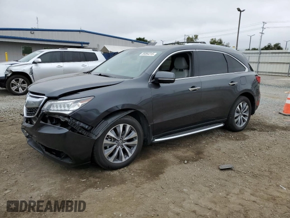 2014 Acura MDX Technology с VIN 5FRYD4H45EB036067, выставлен на аукционе Copart как лот 59364315 с пробегом 143 605 миль миль и Списание • Salvage title. История ставок и продаж доступна на DreamBid. Изображение 1.