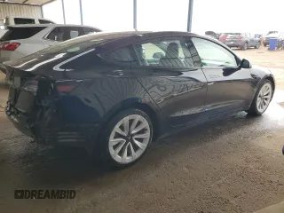 2022 Tesla Model 3 with VIN 5YJ3E1EA0NF369620, listed as a Copart auction lot 54424025 with 94,256 mi miles and Clean Title. Bid and sale history available at DreamBid. Image 3.