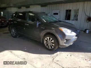 2017 Toyota RAV4 Hybrid Limited with VIN JTMDJREV0HD123969, listed as a Copart auction lot 74329974 with 0 mi miles and Clean Title. Bid and sale history available at carsss.com. Image 4.