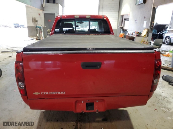 2005 Chevrolet Colorado Z85 with VIN 1GCCS198858200185, listed as a Copart auction lot 77968683 with 158,018 mi miles and Salvage Title. Bid and sale history available at carsss.com. Image 6.