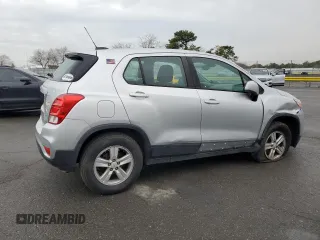 2017 Chevrolet Trax LS with VIN KL7CJNSB4HB210121, listed as a Copart auction lot 53154595 with 51,044 mi miles and Salvage Title. Bid and sale history available at carsss.com. Image 3.