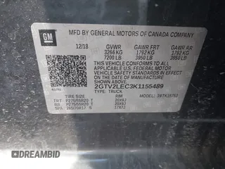 2019 GMC Sierra 1500 Limited with VIN 2GTV2LEC3K1155489, listed as a IAAI auction lot 41416183 with 78,231 mi miles. Bid and sale history available at carsss.com. Image 9.
