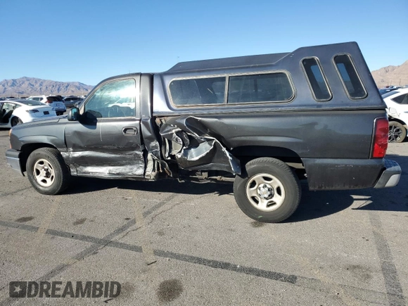 2004 Chevrolet Silverado 1500 Work Truck with VIN 1GCEC14X24Z244860, listed as a Copart auction lot 88584065 with 115,264 mi miles and Salvage Title. Bid and sale history available at carsss.com. Image 2.