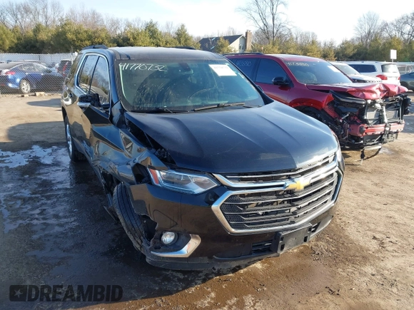 2020 Chevrolet Traverse LT Cloth with VIN 1GNERGKW0LJ315991, listed as a IAAI auction lot 41770732 with 70,433 mi miles. Bid and sale history available at carsss.com. Image 1.
