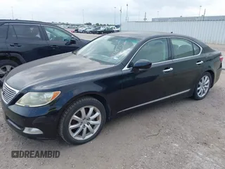 2008 Lexus LS 460 with VIN JTHBL46FX85054924, listed as a IAAI auction lot 42161278 with 1 mi miles. Bid and sale history available at carsss.com. Image 2.
