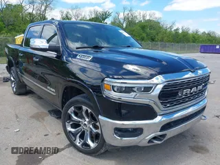 2019 Ram 1500 Limited z VIN 1C6SRFHT8KN524817, wystawiony jako IAAI lot #41998253 z przebiegiem 125 708 mil mil oraz . Historia ofert i sprzedaży dostępna na DreamBid. Obrazek 1.