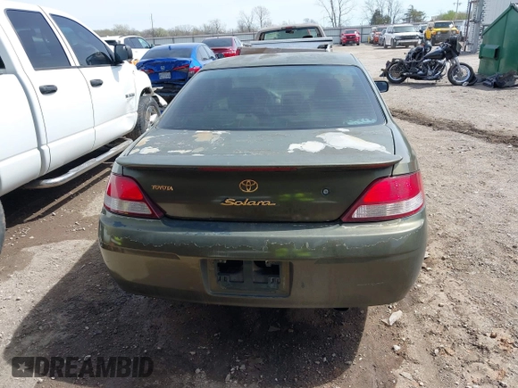 1999 Toyota Solara SE with VIN 2T1CF22PXXC247611, listed as a IAAI auction lot 41863240 with 153,823 mi miles. Bid and sale history available at carsss.com. Image 17.