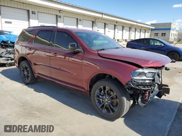 2023 Dodge Durango GT с VIN 1C4RDJDGXPC656255, выставлен на аукционе Copart как лот 49725595 с пробегом 10 696 миль миль и Списание • Salvage title. История ставок и продаж доступна на DreamBid. Изображение 4.
