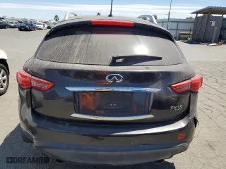 2012 Infiniti FX35 with VIN JN8AS1MW7CM152197, listed as a Copart auction lot 66753344 with 0 mi miles and Salvage Title. Bid and sale history available at carsss.com. Image 6.