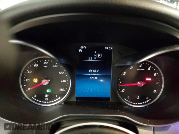 2020 Mercedes-Benz GLC 300 with VIN WDC0G8EB2LF713479, listed as a Copart auction lot 60212085 with 32,639 mi miles and Salvage title. Bid and sale history available at DreamBid. Image 9.