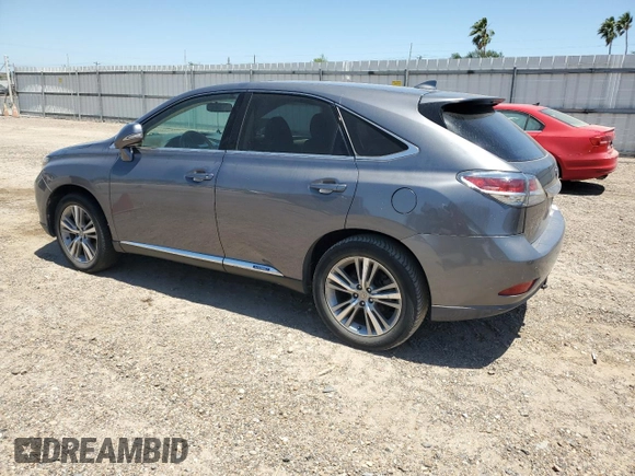 2015 Lexus RX 450h with VIN 2T2ZB1BA1FC002539, listed as a Copart auction lot 53195065 with 111,621 mi miles and Salvage title. Bid and sale history available at DreamBid. Image 2.