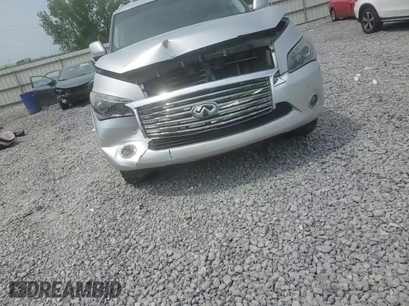 2014 Infiniti QX80 with VIN JN8AZ2NF7E9553738, listed as a Copart auction lot 62172325 with 187,697 mi miles and Salvage title. Bid and sale history available at DreamBid. Image 14.