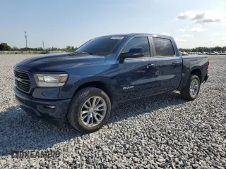 2024 Ram 1500 Laramie with VIN 1C6SRFJT3RN118318, listed as a Copart auction lot 57455785 with 18,710 mi miles and Salvage title. Bid and sale history available at DreamBid. Image 1.
