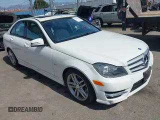 2012 Mercedes-Benz C-Class C 250 Sport with VIN WDDGF4HB4CA629310, listed as a IAAI auction lot 41760959 with 105,288 mi miles. Bid and sale history available at carsss.com. Image 1.