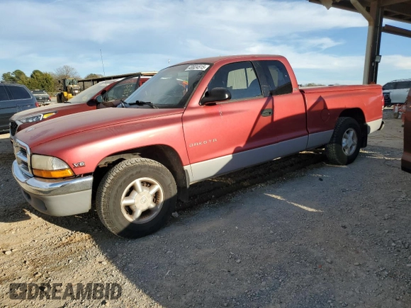 1999 Dodge Dakota SLT with VIN 1B7GL22X8XS114645, listed as a Copart auction lot 48824515 with 110,042 mi miles and Salvage Title. Bid and sale history available at carsss.com. Image 1.