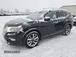 2018 Nissan Rogue SV with VIN JN8AT2MV1JW340550, listed as a Copart auction lot 87090434 with 181,965 mi miles and Salvage Title. Bid and sale history available at carsss.com. Image 1.