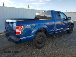 2018 Ford F-150 XL with VIN 1FTEX1EP6JKE53624, listed as a Copart auction lot 55498145 with 92,438 mi miles and Salvage Title. Bid and sale history available at DreamBid. Image 3.