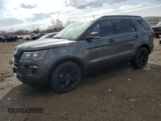 2019 Ford Explorer Sport with VIN 1FM5K8GT4KGB04107, listed as a Copart auction lot 51049395 with 88,800 mi miles and Salvage Title. Bid and sale history available at carsss.com. Image 1.