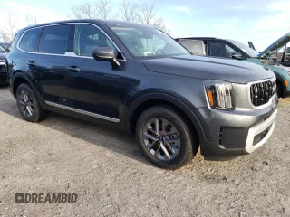 2024 Kia Telluride LX z VIN 5XYP2DGC7RG542557, wystawiony jako Copart lot #82623894 z przebiegiem 86 mil mil oraz Szkoda całkowita • Salvage title. Historia ofert i sprzedaży dostępna na DreamBid. Obrazek 4.