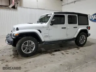 2020 Jeep Wrangler Unlimited Sahara with VIN 1C4HJXEGXLW147507, listed as a Copart auction lot 85898674 with 69,828 mi miles and Clean Title. Bid and sale history available at carsss.com. Image 1.