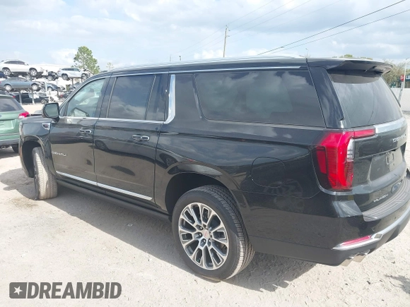 2025 GMC Yukon XL Denali with VIN 1GKS2JRL6SR170517, listed as a IAAI auction lot 41715754 with 1,091 mi miles. Bid and sale history available at carsss.com. Image 14.
