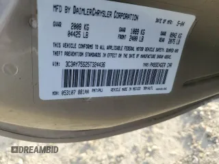 2005 Chrysler PT Cruiser GT with VIN 3C3AY75S25T324436, listed as a Copart auction lot 79675584 with Not Provided miles and Salvage Title. Bid and sale history available at carsss.com. Image 12.
