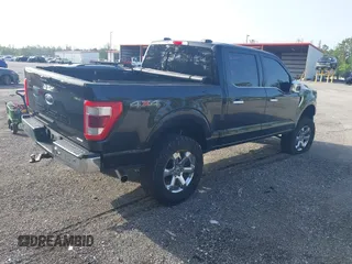 2022 Ford F-150 XL with VIN 1FTEW1EP7NFA79459, listed as a IAAI auction lot 42431081 with 52,928 mi miles and . Bid and sale history available at DreamBid. Image 4.