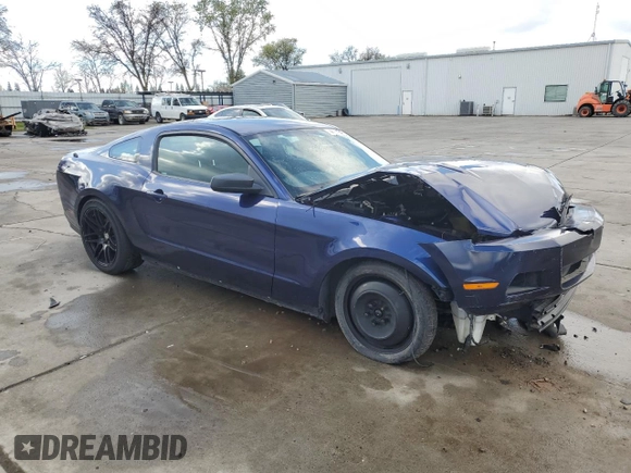 2011 Ford Mustang V6 with VIN 1ZVBP8AM6B5169544, listed as a Copart auction lot 48750345 with 93,824 mi miles and Salvage Title. Bid and sale history available at carsss.com. Image 4.