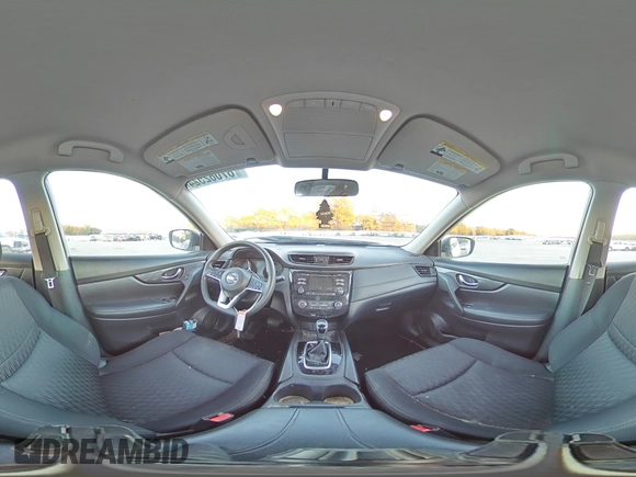 2017 Nissan Rogue S with VIN KNMAT2MTXHP549624, listed as a Copart auction lot 87082524 with 126,181 mi miles and Salvage Title. Bid and sale history available at carsss.com. Image 14.