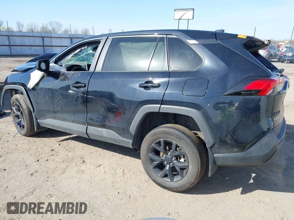 2023 Toyota RAV4 LE with VIN 2T3H1RFV2PW238767, listed as a IAAI auction lot 38954577 with 34,581 mi miles. Bid and sale history available at carsss.com. Image 3.