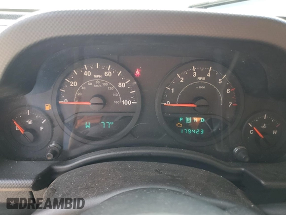 2007 Jeep Wrangler X with VIN 1J4FA24197L137589, listed as a Copart auction lot 55081335 with 179,423 mi miles and Clean Title. Bid and sale history available at carsss.com. Image 9.