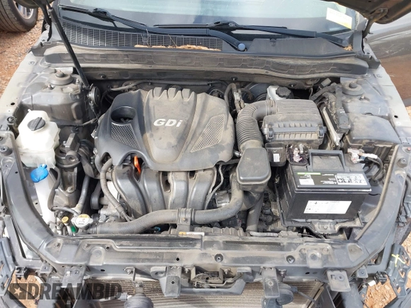 2013 Kia Optima LX with VIN 5XXGM4A76DG156179, listed as a IAAI auction lot 41829910 with 125,968 mi miles. Bid and sale history available at carsss.com. Image 10.