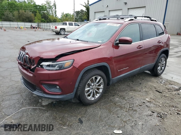 2020 Jeep Cherokee Altitude with VIN 1C4PJLLB4LD507457, listed as a Copart auction lot 52353745 with 66,890 mi miles and Non Repairable. Bid and sale history available at carsss.com. Image 1.