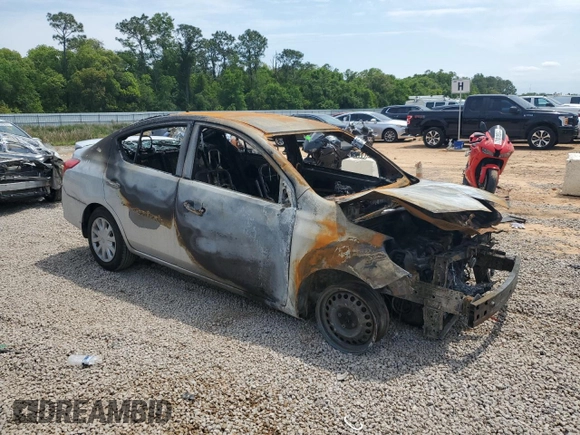 2015 Nissan Versa SV with VIN 3N1CN7AP8FL889566, listed as a Copart auction lot 53102695 with Not Provided miles and Non Repairable. Bid and sale history available at carsss.com. Image 4.