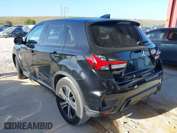 2020 Mitsubishi Outlander Sport SE 2.0 with VIN JA4AP4AU0LU004937, listed as a IAAI auction lot 41953030 with 107,631 mi miles. Bid and sale history available at carsss.com. Image 3.