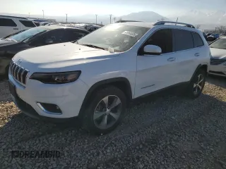 2019 Jeep Cherokee Limited with VIN 1C4PJMDN7KD131009, listed as a Copart auction lot 41956665 with 53,956 mi miles and Salvage Title. Bid and sale history available at carsss.com. Image 1.