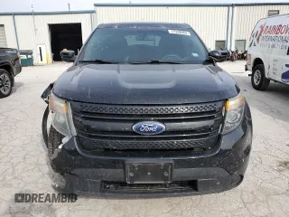 2015 Ford Utility Police Interceptor with VIN 1FM5K8AR3FGC41199, listed as a Copart auction lot 77938984 with 154,996 mi miles and Salvage Title. Bid and sale history available at carsss.com. Image 5.