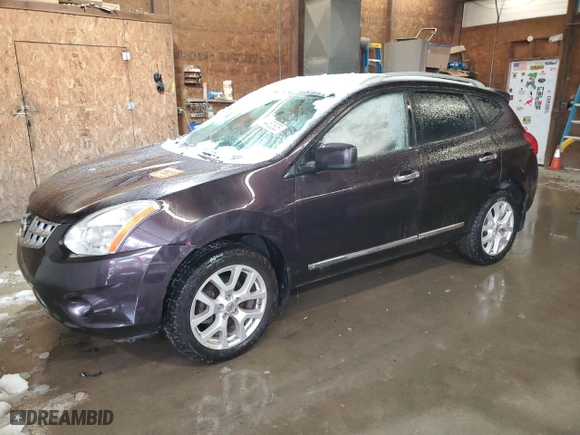 2011 Nissan Rogue SV with VIN JN8AS5MV3BW272189, listed as a Copart auction lot 44452605 with 142,203 mi miles and Salvage Title. Bid and sale history available at carsss.com. Image 1.