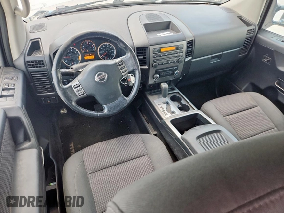 2011 Nissan Titan SV with VIN 1N6AA0ED7BN303938, listed as a Copart auction lot 61661175 with 138,098 mi miles and Salvage title. Bid and sale history available at DreamBid. Image 8.