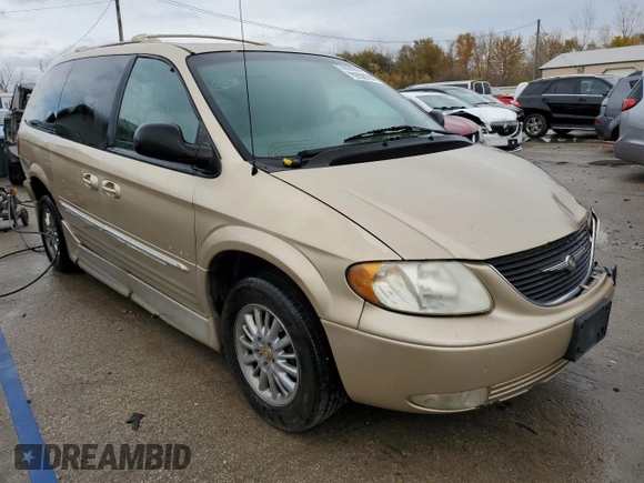 2001 Chrysler Town & Country Limited with VIN 2C8GP64L21R387318, listed as a Copart auction lot 79038314 with 103,637 mi miles and Salvage Title. Bid and sale history available at carsss.com. Image 4.