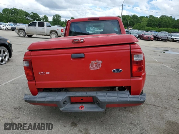2004 Ford Ranger XL with VIN 1FTYR10U44PB50580, listed as a Copart auction lot 56860645 with Not Provided miles and Non Repairable. Bid and sale history available at DreamBid. Image 7.